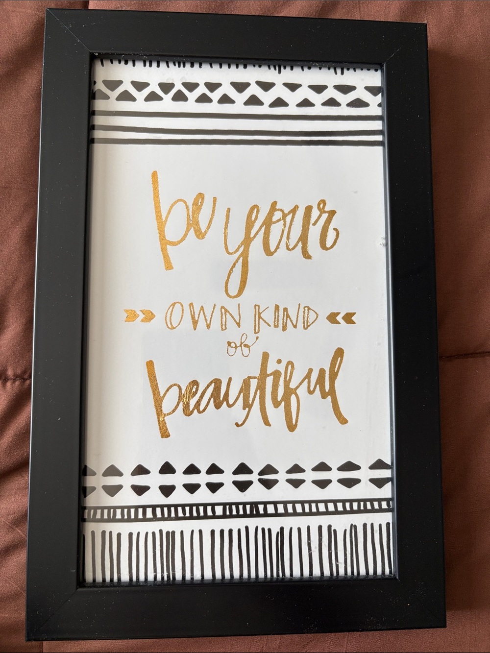 Wall Decor-Be your own kind of beautiful